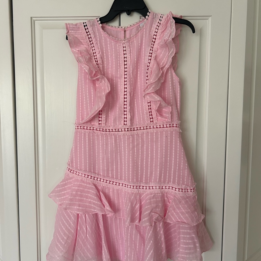 Pink frilly dress